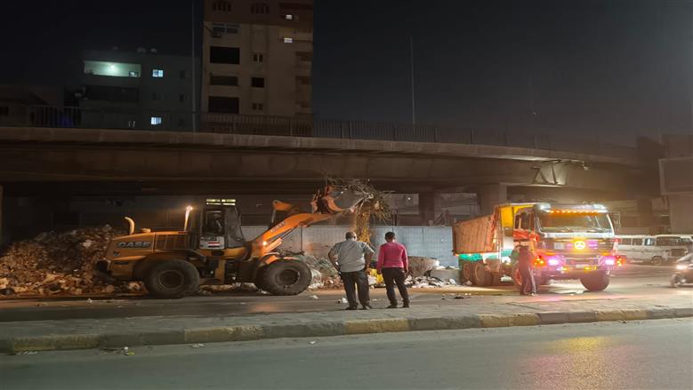 رفع 2250 طن مخلفات في حملة مكثفة بالهرم وجنوب الجيزة