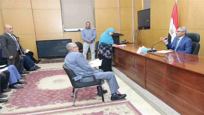اللقاء المفتوح للمواطنين في بني سويف