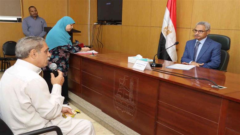 اللقاء المفتوح للمواطنين في بني سويف