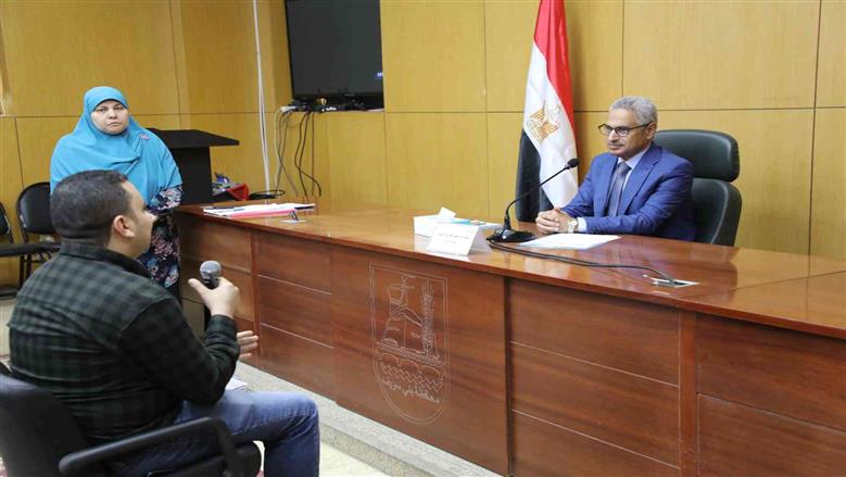 اللقاء المفتوح للمواطنين في بني سويف