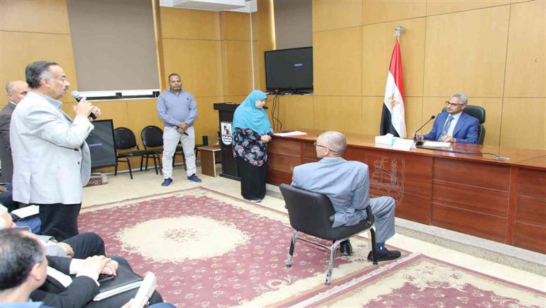 اللقاء المفتوح للمواطنين في بني سويف