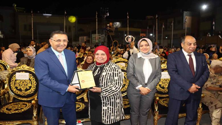  محافظ القليوبية ورئيس جامعة بنها يشهدان احتفالية جمعية الشبان العالمية بالذكرى الـ 44 لتحرير سيناء