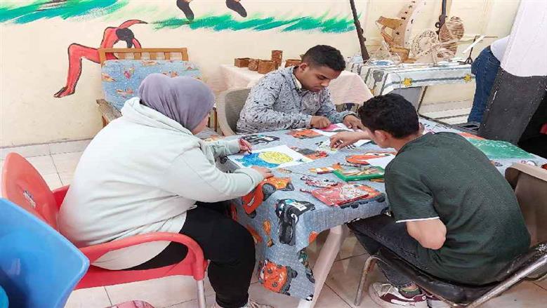 جامعة طنطا تحتفل باليوم العالمي للتوحد بمشاركة طلاب مدرسة التربية الفكرية