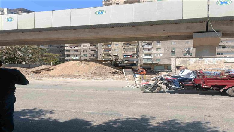 تجهيز دورانات أسفل مترو الإسكندرية