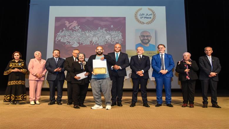 محافظ الإسكندرية خلال احتفالية تأسيس المدينة