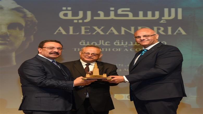 محافظ الإسكندرية خلال احتفالية تأسيس المدينة