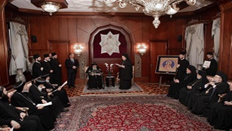 البابا تواضروس برفقه البطريرك المسكوني