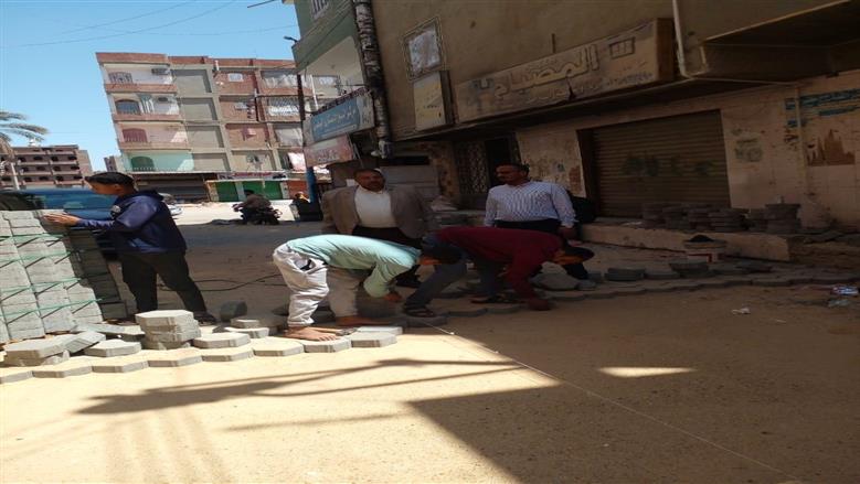بدء تطوير ورفع كفاءة الشوارع في 4 مناطق جديدة بديرب نجم