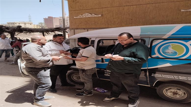 مياه القليوبية: تشغيل سيارات خدمة العملاء المتنقلة بالقناطر الخيرية