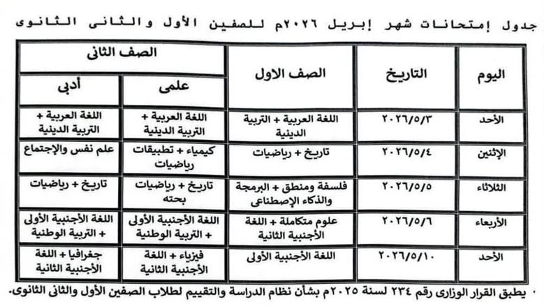 جدول