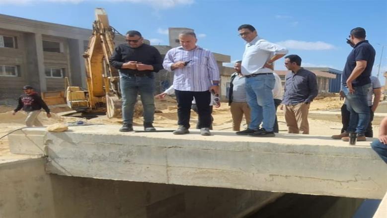 تنفيذ أعمال ربط المرحلة الثالثة بمحطة مياه العزب ضمن حياة كريمة