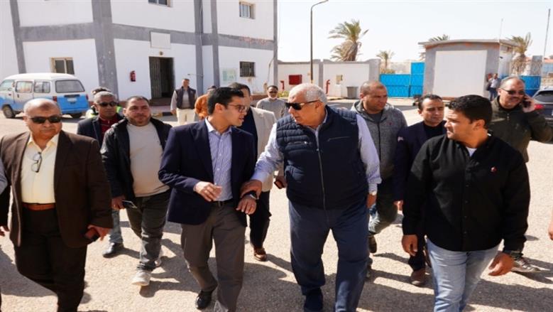 محافظ مطروح: زيادة إنتاج محطة تحلية كليوباترا استعدادا لموسم الصيف السياحي
