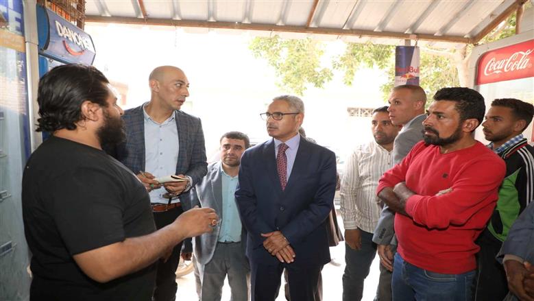 محافظ بني سويف يُفاجئ الوحدة المحلية والصحية ببياض العرب
