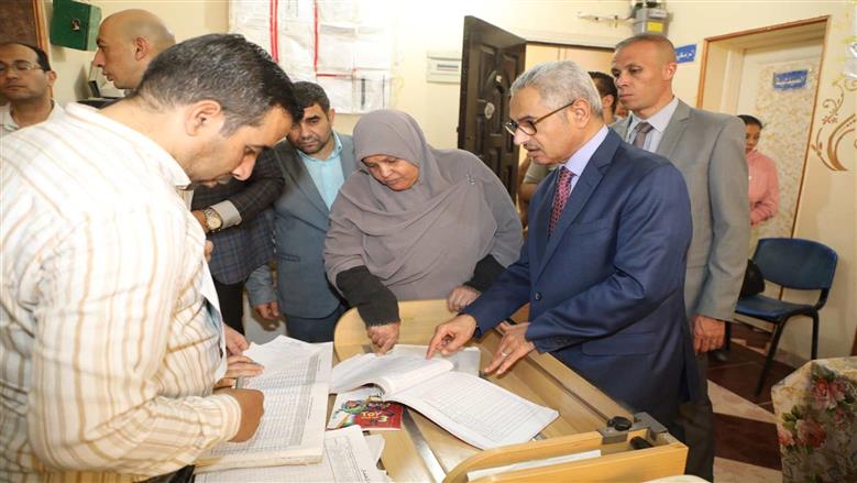 محافظ بني سويف يُفاجئ الوحدة المحلية والصحية ببياض العرب