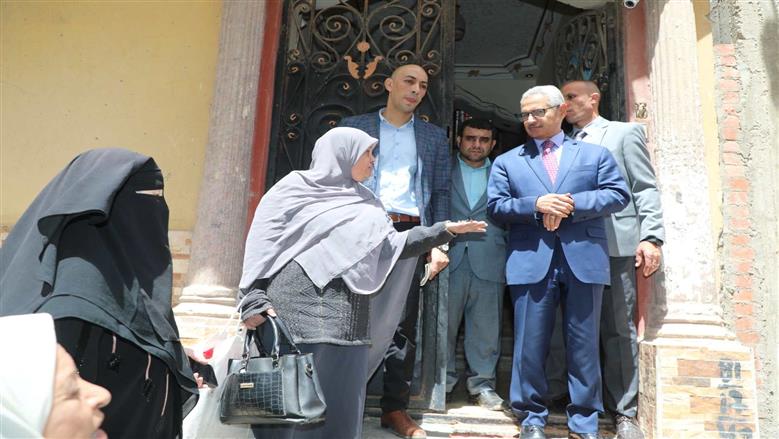 محافظ بني سويف يُفاجئ الوحدة المحلية والصحية ببياض العرب