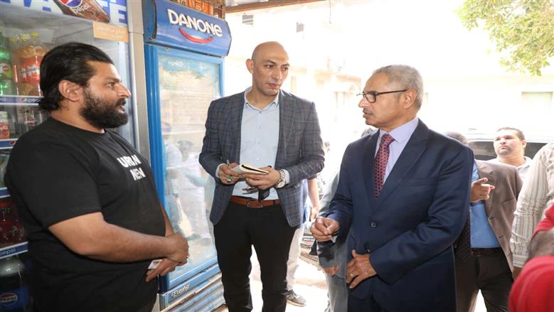 محافظ بني سويف يُفاجئ الوحدة المحلية والصحية ببياض العرب