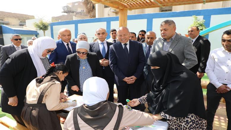 محافظ القاهرة يفتتح مدرسة التربية الفكرية بروض الفرج