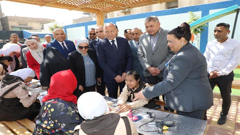 محافظ القاهرة يفتتح مدرسة التربية الفكرية بروض الفرج