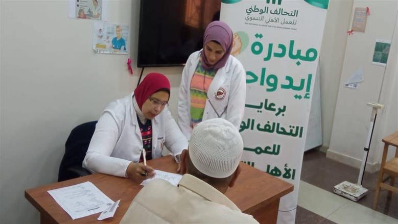 عضو التحالف الوطني تنظم قافلة طبية مجانية بدكرنس للكشف المبكر عن أمراض الكبد