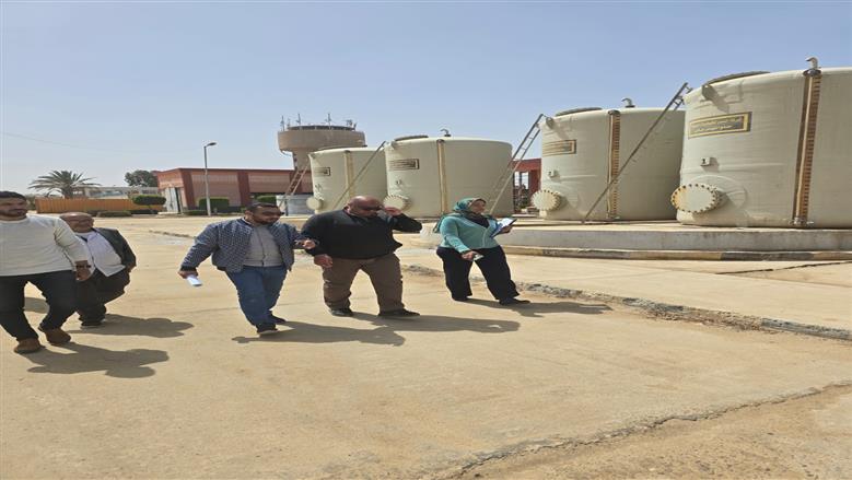 مسؤولو الإسكان يتفقدون منظومة مياه الشرب بـ6 أكتوبر استعدادا لفصل الصيف
