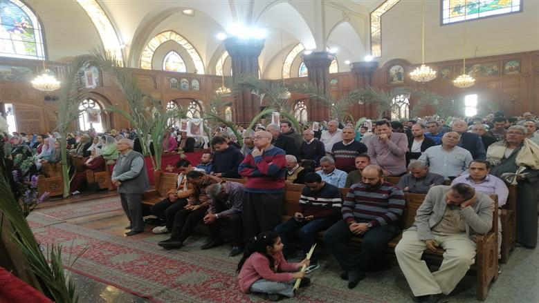 احتفالات الأقباط بأحد الشعانين في الفيوم