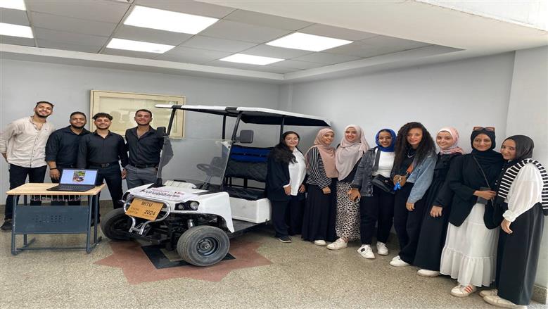 تصنيع أول سيارة جولف كهربائية محلية داخل ورش جامعة حلوان التكنولوجية 