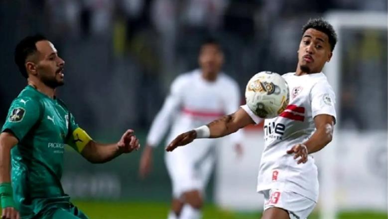 مبارة الزمالك والمصري اليوم