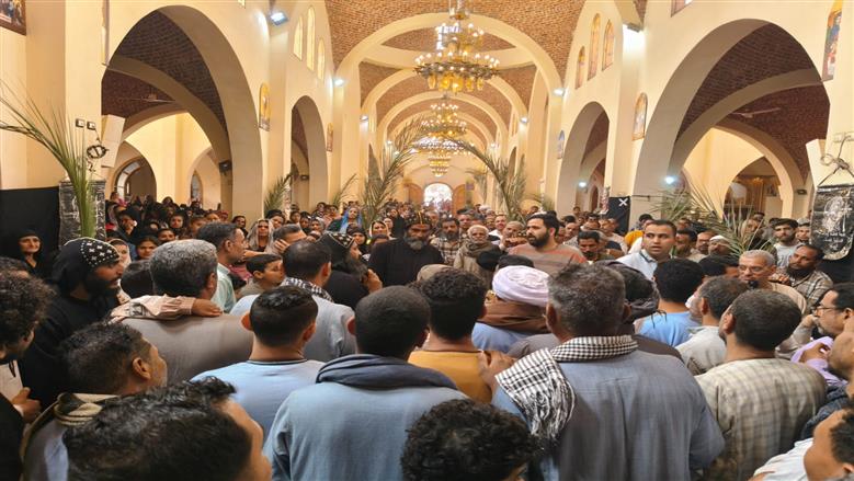 بحضور كبير.. أقباط إسنا يحيون أحد الشعانين في دير الأنبا متاؤس الفاخوري وسط أجواء روحانية مبهجة