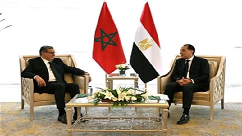 لقاء رئيس الوزراء ونظيره المغربى
