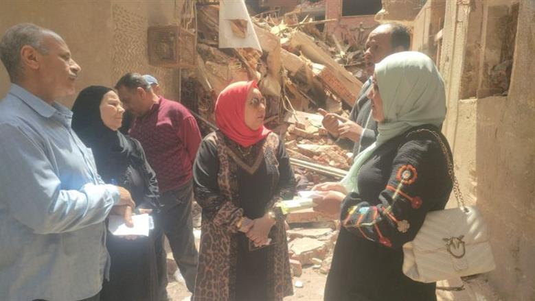 التضامن خلال توصيل المساعدات لأصحاب المنازل المتضررة