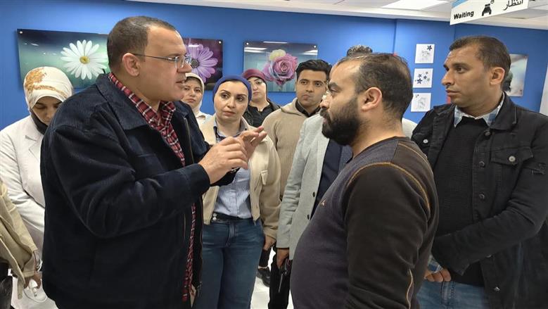 جولة رئيس الرعاية الصحية فرع بورسعيد