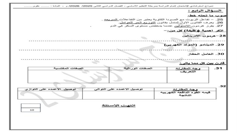نموذج استرشادى 