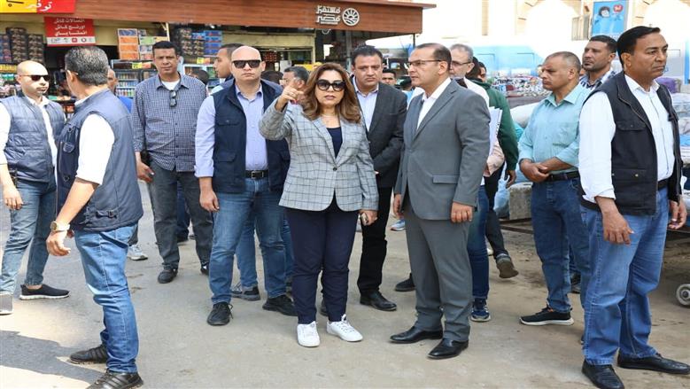 جولة وزيرة التنمية المحلية والبيئة فى العتبة 