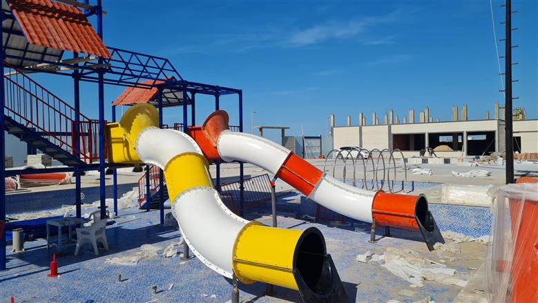 استعدادات مكثفة للانتهاء من مشروع «أكوابارك» بمصيف بلطيم لصيف 2026