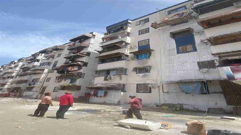 أعمال تطوير بضواحي وزهور بورسعيد