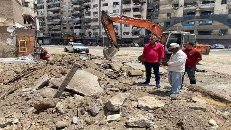 أعمال تطوير بضواحي وزهور بورسعيد