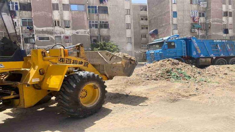 أعمال تطوير بضواحي وزهور بورسعيد