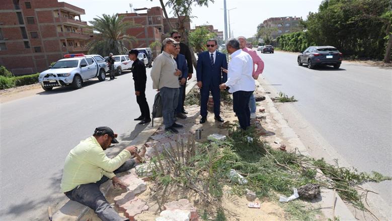 محافظ المنوفية يتابع أعمال رفع كفاءة الجزيرة الوسطى بطريق شبين الكوم قويسنا