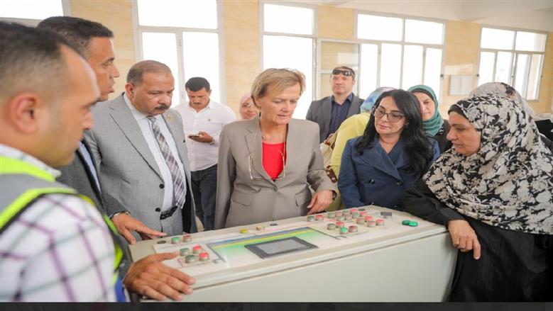 سفيرة الاتحاد الأوروبي في دمياط