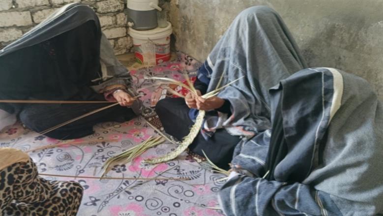 منتجات المرأة السيوية بعد التدريب علي أعمال سعف النخيل من خلال مكز التنمية المستدامة بمطروح بالتعاون مع برايد