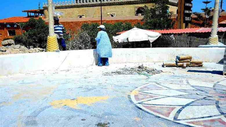 محافظ بورسعيد يتفقد كورنيش بورسعيد