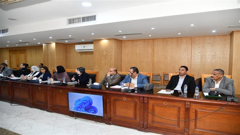 محافظ الفيوم يناقش تحديات الكهرباء والمياه والصرف الصحي