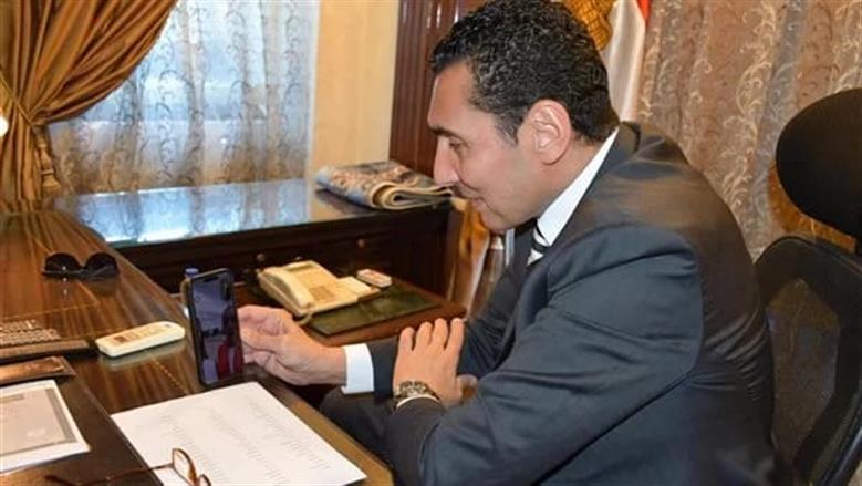 وزير الرياضة يهنئ البطلة جنا الجندي بعد تتويجها ببرونزية كأس العالم