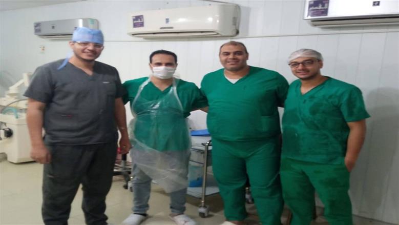 فريق طبي بمستشفى تلا ينقذ شابة من بتر أطرافها نتيجة حادث ماكينة قمح بالمنوفية