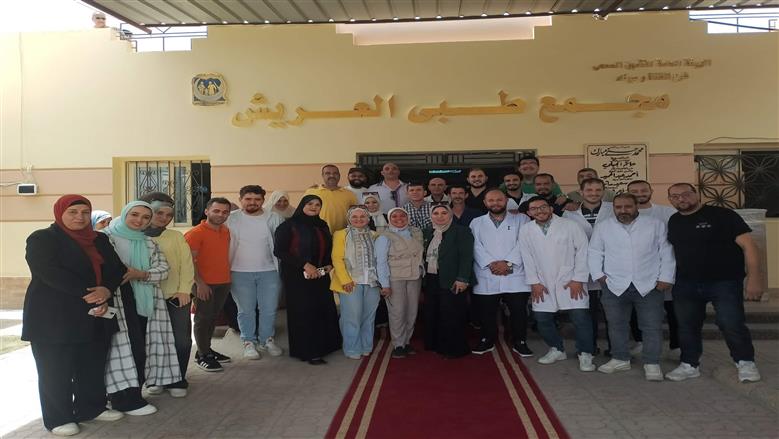 افتتاح 6 كرافانات طبية في العريش بالتعاون مع الاتحاد الأوروبي و«يونيسف»
