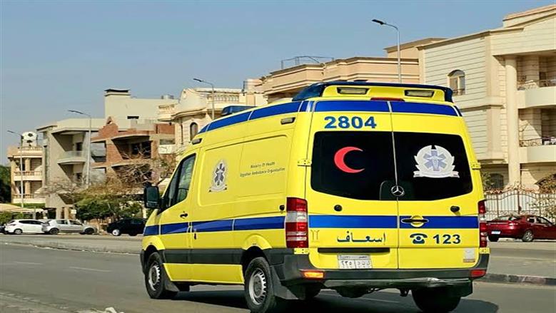 إصابة 13 شخصا إثر انقلاب ميكروباص في المنيا
