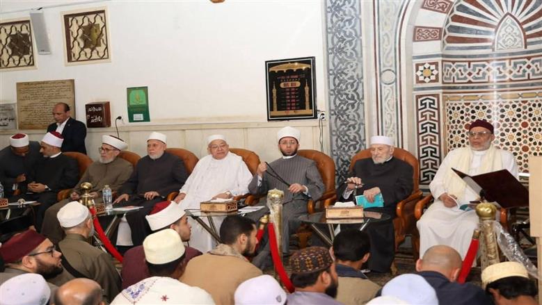 البيت المحمدي ينظم مجلس ختام كتاب «تاج العروس» بحضور وزير الأوقاف ونقيب الأشراف