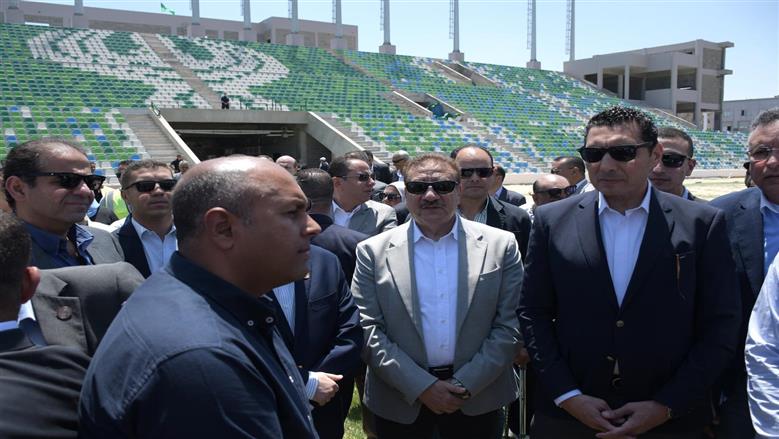 وزيرا الرياضة والتخطيط ومحافظ بورسعيد