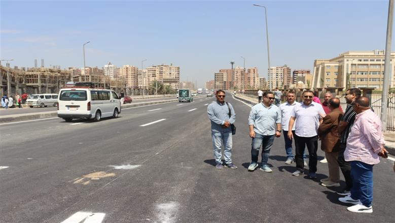 «قبل العيد».. صيانة شاملة لكوبري وطريق بنها الزراعي للقضاء على التكدس المروري