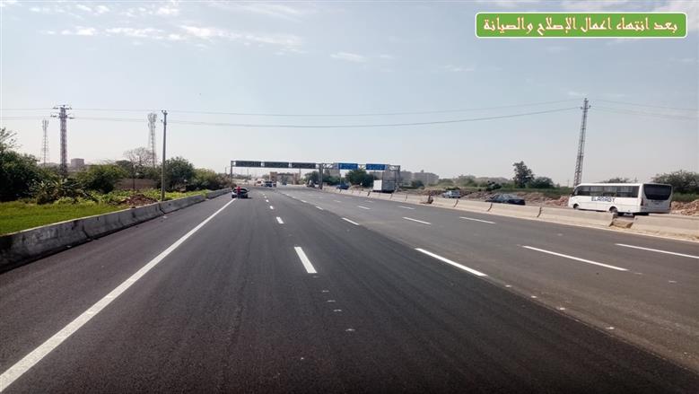 إعادة فتح حركة المرور باتجاه «القاهرة - الإسكندرية» بكوبري بنها على النيل 